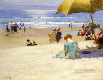印象派のビーチ エドワード・ヘンリー・ポットハスト Oil Paintings